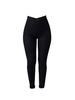 Women High Waist Elastic Skinny Pure Color Pants
