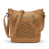 Women Hollow Out Bucket Bag Shoulder Bag Crossbody Bags