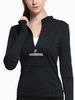 Women Hooded Zipper Type Running Training Jackets