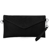 Women Italian Designer Soft Patent Suede Clutch Bag