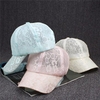 Women Lace Flower Sun Hat Hip Hop Curved Snapback Adjustable Baseball Cap