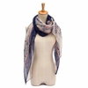 Women Lady Flowers Voile Soft Long Shawl Scarf Wraps Stole Neck