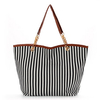 Women Lady Handbags Shopping Stripes Tassel Tote Shoulder Bags