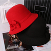 Women Lady Imitation Wool Hat Sun Shading Ball Basin Cap Sunscreen Sun Hat