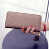 Women Lady PU Leather Clutch Wallet Long Card Holder Case Purse