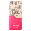 Women Lady Secret Garden Long PU Leather Wallet Button Clutch Card Holder Purse