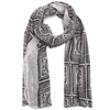 Women Lady Vintage Long Soft Cotton Voile Printed Scarves Shawl Wrap Scarf