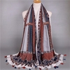 Women Lady Voile Flower Pattern Scarves Scarf Soft Wrap Long Shawl Scarves