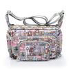 Women Leisure Nylon Waterproof Large capacity Printing Shoulder Bag Crossbody Bag