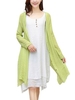 Women Long Sleeve Two Pieces Mid-Long Vintage Dress