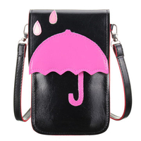 Women Lovely Cartoon Pattern Phone Bags Phone Bags Change Bags Crossbody Bags