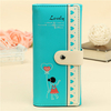 Women Lovely PU Leather Wallet Checkbook Card Holder Purse Clutch