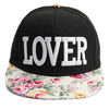 Women Lover Letter Baseball Cap Floral Hip Pop Snapback Hat
