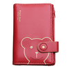 Women Medium PU Leather Bear Wallet