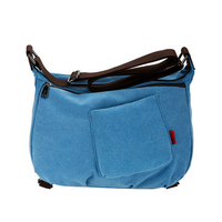Women Men Canvas Durable Vintage Crossbody Bag Rucksack Shoulder Bags
