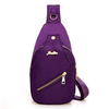 Women Men Casual Nylon Lightweight Portable Chest Bags Shoulder Bags