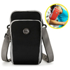 Women Men Dual-Use Running Arm Bag Waist Bag Nylon Crossbody Bag Phone Bag