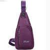 Women Men Nylon Casual Lightweight Sports Outdoor Shoulder Bags Chest Bags