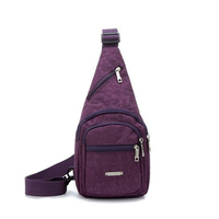 Women Men Nylon Casual Portable Outdoor Sport Travel Shoulder Bag Chest Bag