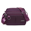 Women Men Nylon Multi-pockets Crossbody Bag Outdoor Travel Shoulder Bag