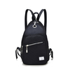 Women Men Nylon Sport Leisure Black Chest Bag Shoulder Bags Backpack