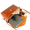 Women Men Oil Leather Pu Crossbody Bag Envelope Bag Messenger Bag