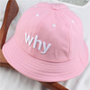 Women Men Outdoor Fishing Reversible Cap Classic Vintage Cotton Plain Bucket Hat