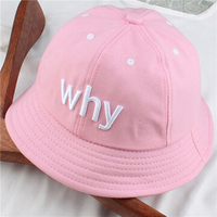 Women Men Outdoor Fishing Reversible Cap Classic Vintage Cotton Plain Bucket Hat