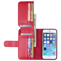 Women Men PU Leather Cell Phone Holder Case Phone Wallet For iPhone6 iPhone6S