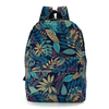 Women Men Versatile Casual Vintage Travel Outdoor Sport Leaf Colorful Backpack