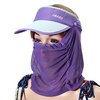 Women Mens Breathable Couple Baseball Hat Empty Top Anti-UV Visor Cap Casual Travel Sun Hat