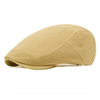 Women Mens Cotton Sequins Solid Beret Caps Casual Sunshade Forward Hat Peaked Cap Adjustable