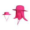 Women Mens Foldable Wide Brim Breathable Face Mask Fisherman Hat Outdoor Quick-dry Anti-UV Visor Hat