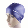 Women Mens Universal Silicone Particle Anti-slip Swimming Cap Waterproof Protect Ear Swimming Cap