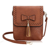 Women Messenger Bag Bowknot Tassel Pendant Shoulder Bags Crossbody Bags