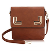 Women Messenger Bag Metal Decorate Shoulder Bag Crossbody Bags