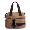 Women Multi-pocket Canvas Casual Handbags Shoulder Bags Crossbody Bags