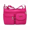 Women Multi-Pocket Lightweight Casual Nylon Waterproof Shoulder Bags Crossbody Bags