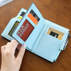 Women Multifunction Pocket Short Wallet PU Leather Zipper Coin Bag