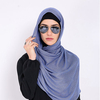 Women Muslim Headscarf Hijab Easy To Operate Veil Monochrome Scarf Muslim Hijab Islamic Scarf