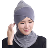 Women Muslim Hijab Face-lift Single-cross Islamic Headscarf Ethnic Arabia Middle East Hat