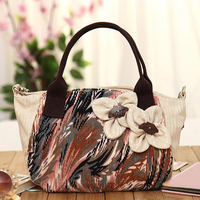 Women National Style Canvas Casual Shoulder Bag Handbag Crossbody Bags