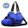 Women New Fashion Triangle Creative Bag Nylon Handbag Two-piece Suit Crossbody Bag