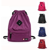 Women Nylon Bucket Bag Round Bag Backpack Outdoor Casual Shoulder Bag
