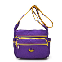 Women Nylon Casual Crossbody Bag Multi-pocket Shoulder Bags