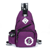 Women Nylon Casual Lightweight Chest Bag Shoulder Bags Backpack Outdoor Sports Bags
