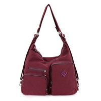 Women Nylon Casual Waterproof Multi-pocket Lightweight Shoulder Bags Crossbody Bags