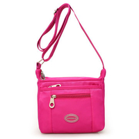 Women Nylon Crossbody Bag Casual Little Square Shoulder Bag