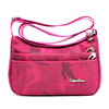 Women Nylon Crossbody Bag Multizipper Outdoor Shoulder Bag