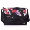 Women Nylon Flower Pattern Messenger Bag Crossbody Bag Shoulder Bags